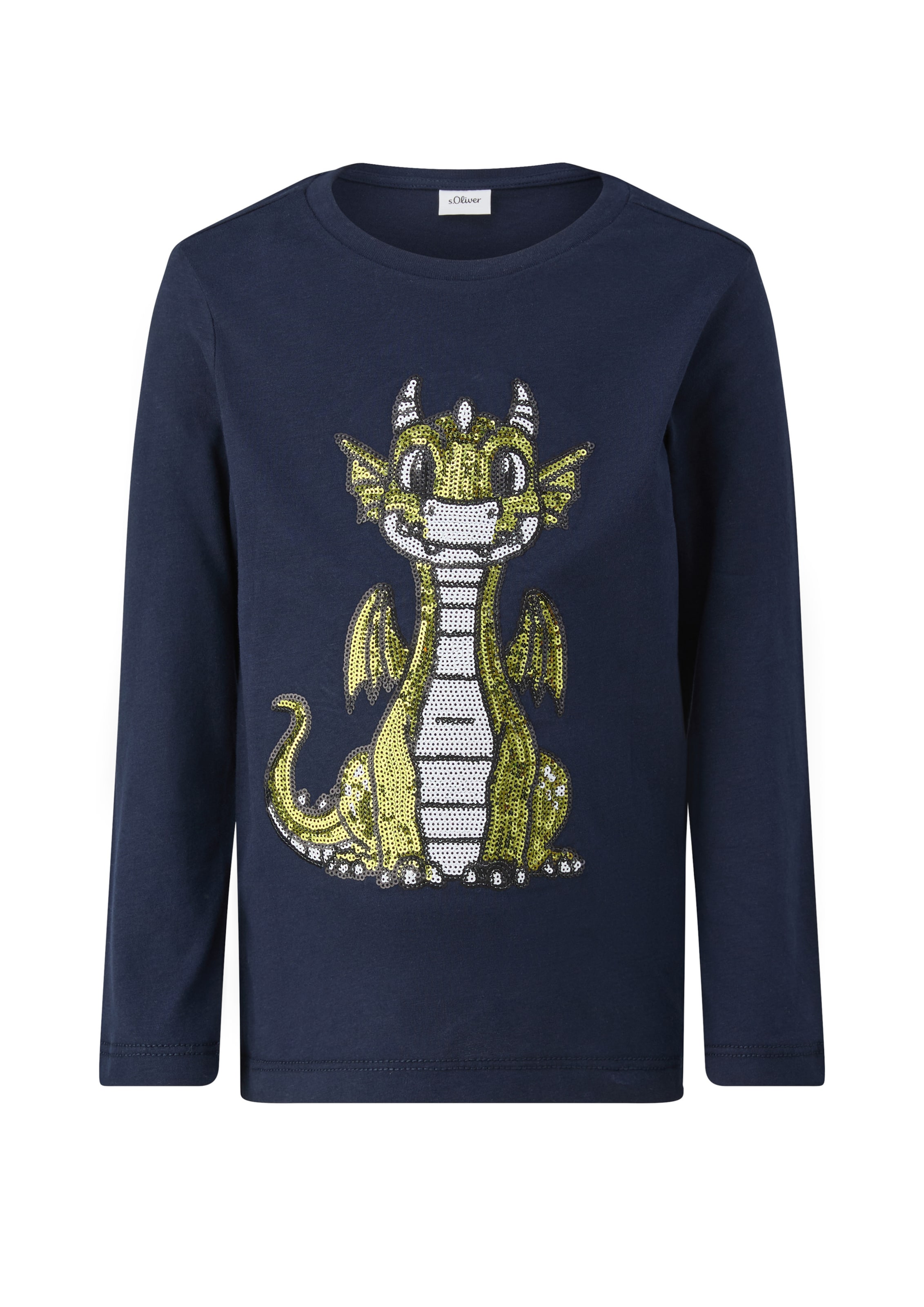 s.Oliver Shirt in Blauw: voorkant