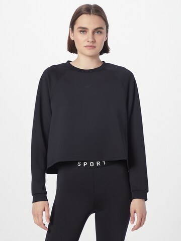 4F Sportsweatshirt in Schwarz: Vorderseite