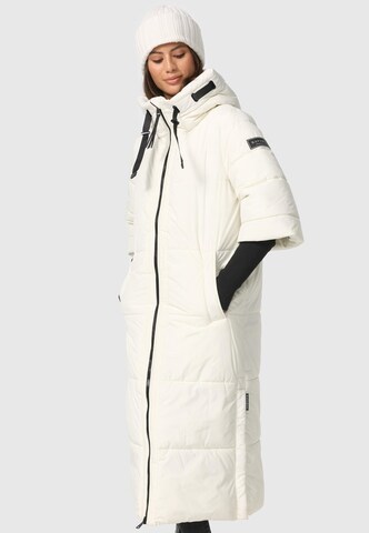 Manteau d’hiver 'Ciao Miau XIV' NAVAHOO en blanc