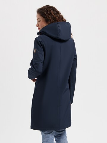 Travelin Between-season jacket 'Erika' in Blue