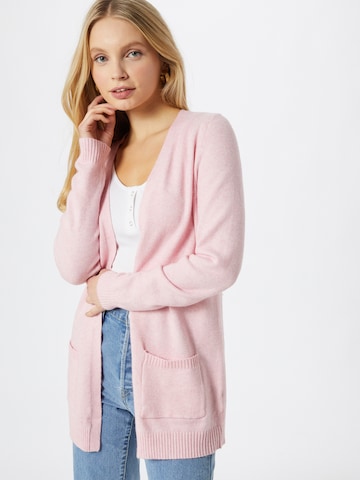 ONLY Knit Cardigan 'LESLY' in Pink: front