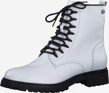 TAMARIS - Botines con cordones en blanco: frente