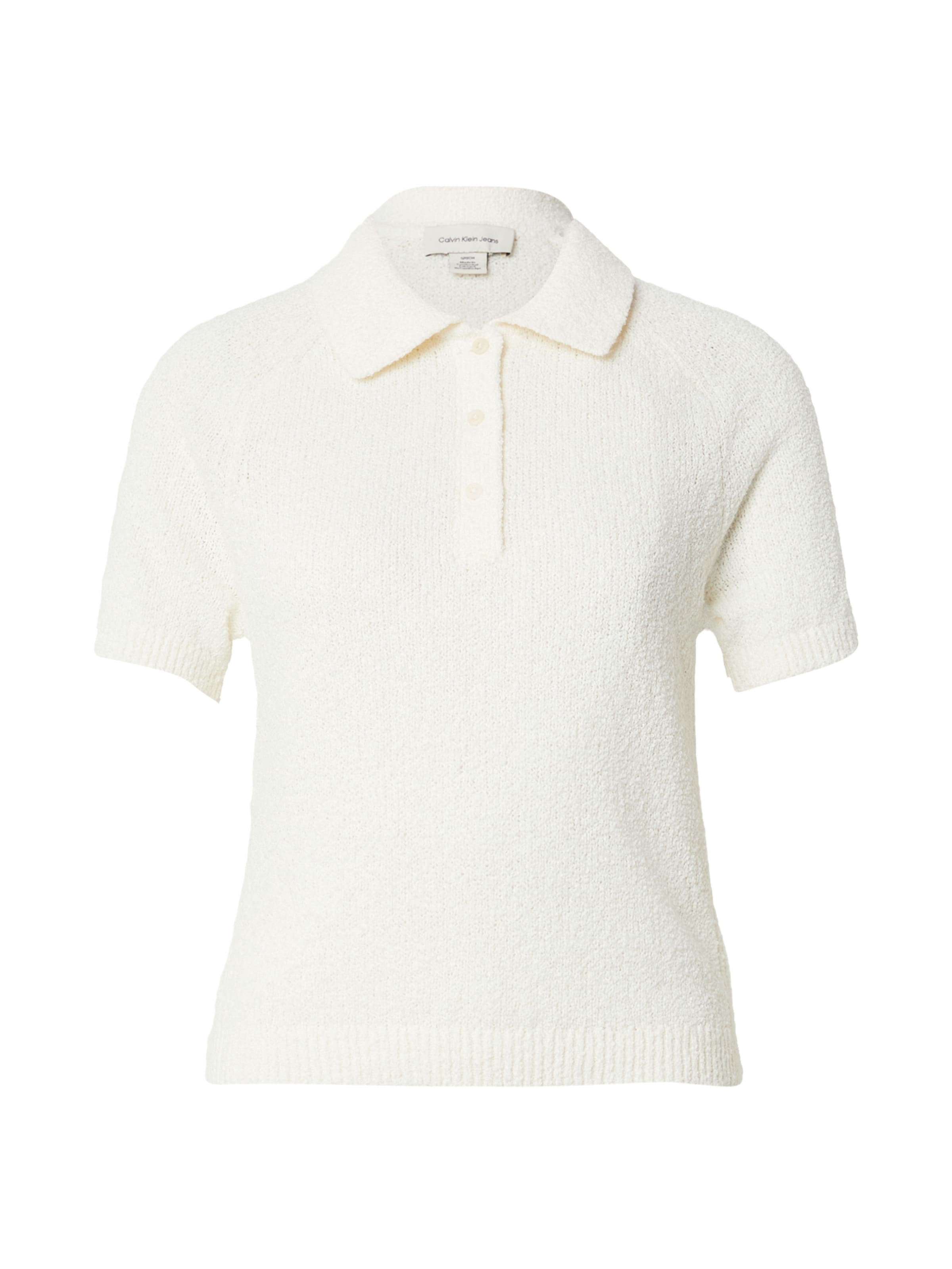 Calvin Klein Jeans Pulóver - bézs: elől