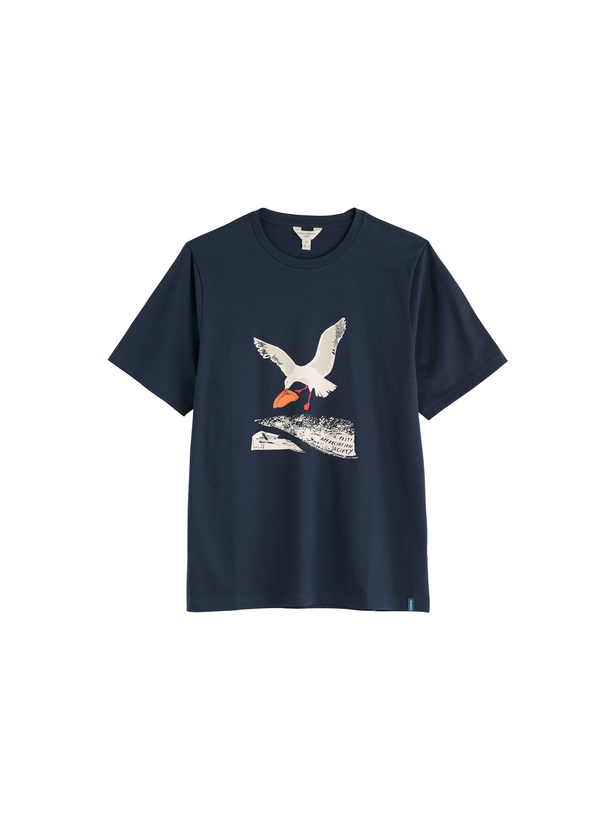 Seasalt Cornwall T-Shirt 'Midwatch' in Blau: Vorderseite