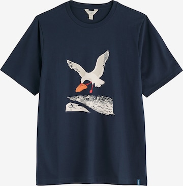 Seasalt Cornwall T-Shirt 'Midwatch' in Blau: Vorderseite
