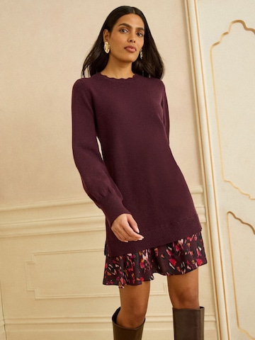 love & roses Kötött ruhák - piros: elől