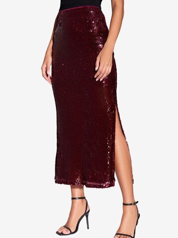 Lipsy Sukně – červená: přední strana