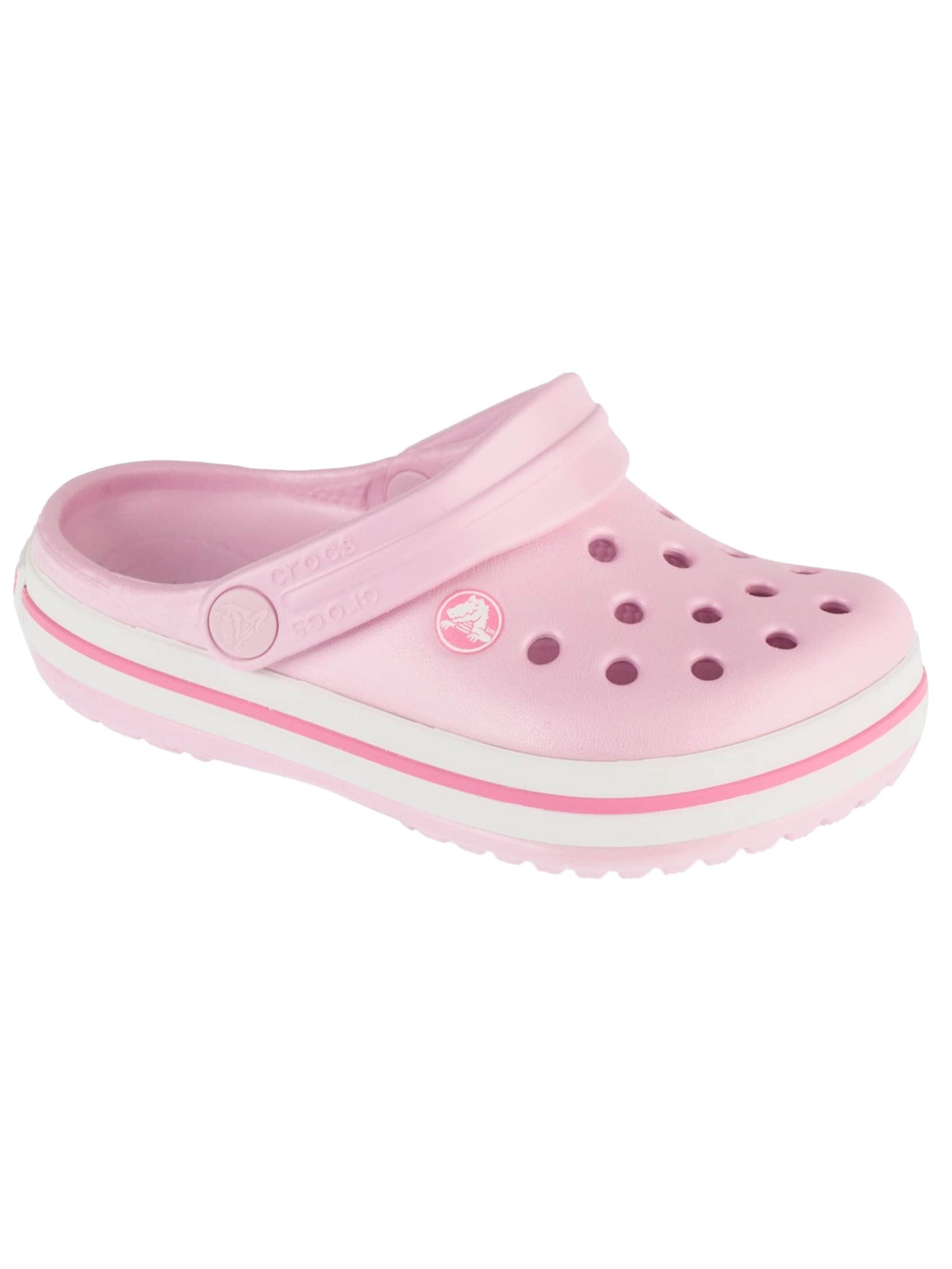 Crocs Sandalen 'Crocs Crocband Clog K' in Roze: voorkant