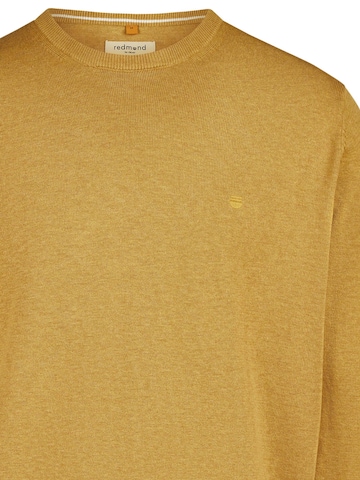redmond Sweater 'Basic' in Yellow
