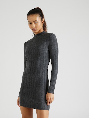 Abercrombie & Fitch Knitted dress in Grey: front