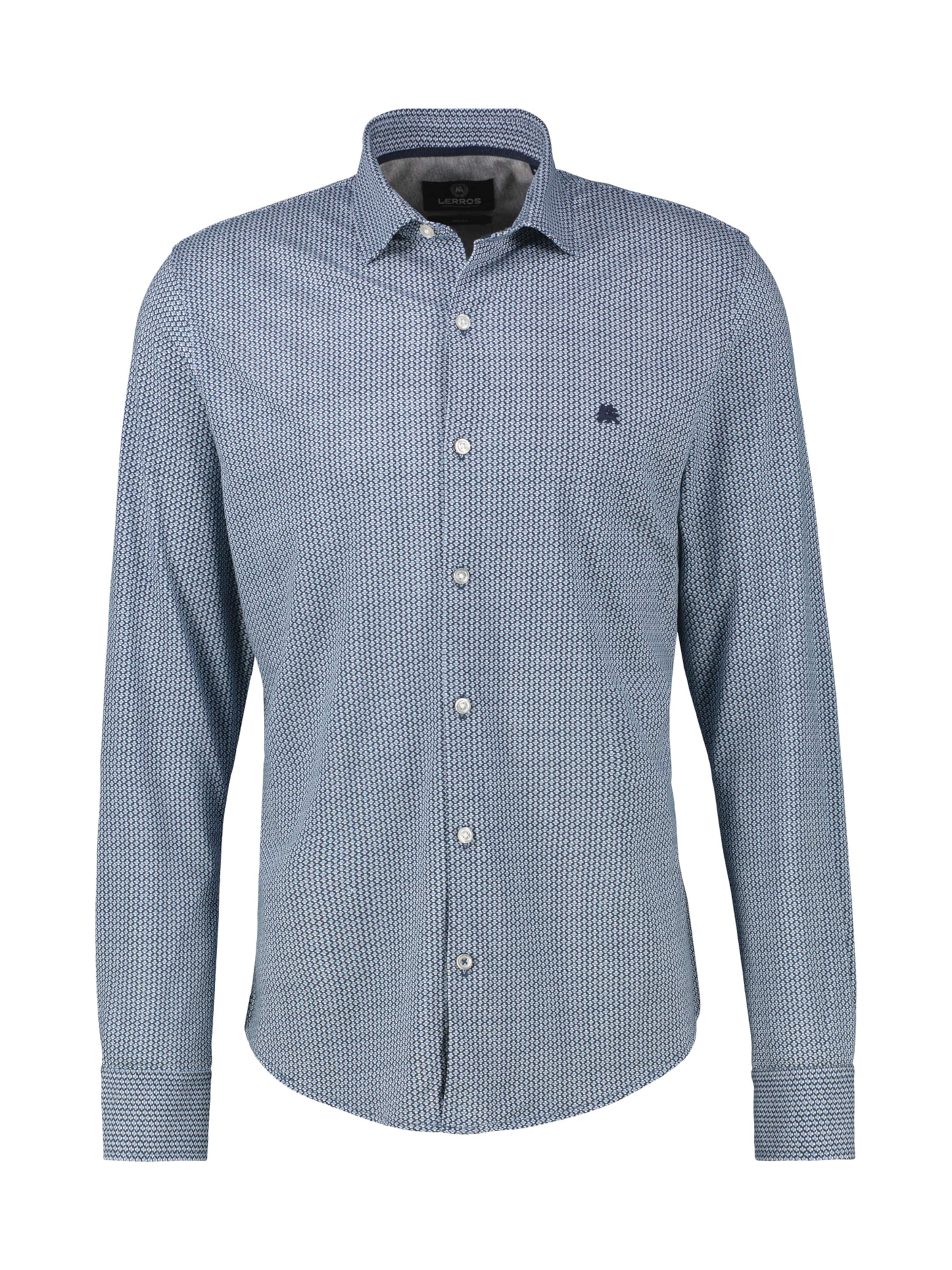 LERROS Regular fit Overhemd in Blauw: voorkant