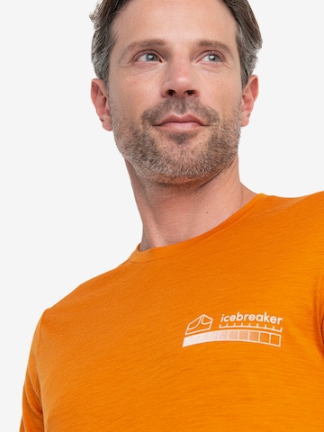 ICEBREAKER Shirt 'Mountain' in Oranje