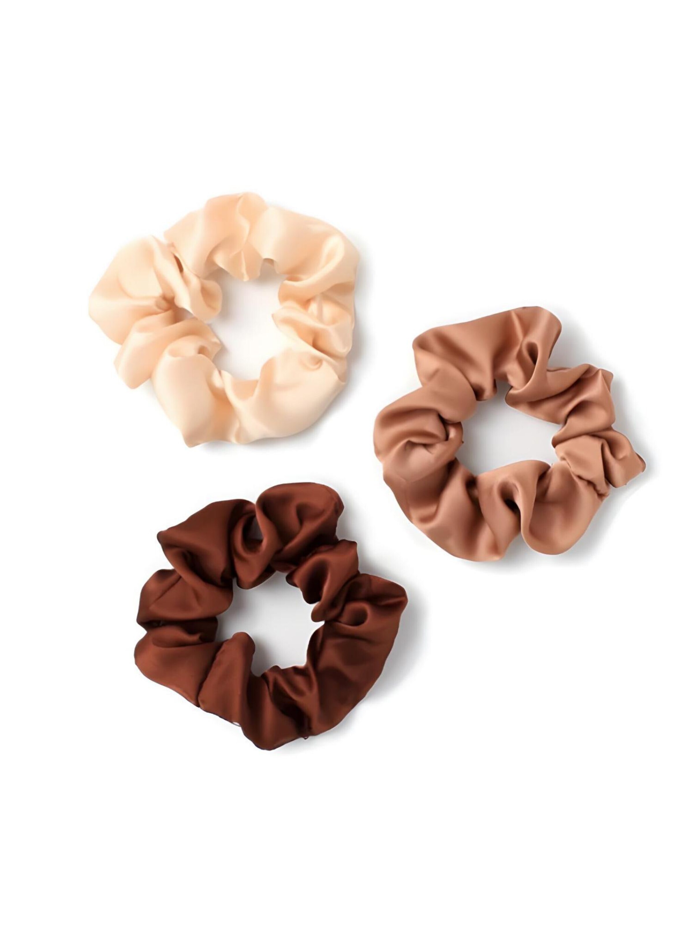 Good to Blue Hair jewelry 'Satin Scrunchie Set' in Mixed colours: front