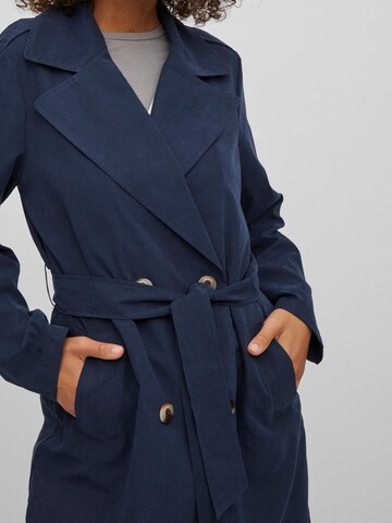 VILA Between-Seasons Coat 'Peach' in Blue