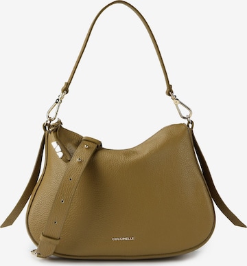 Coccinelle Schoudertas 'Nory' in Groen: voorkant