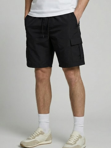 Regular Pantalon cargo 'JREBJASON CLEO' JJ Rebel en noir : devant