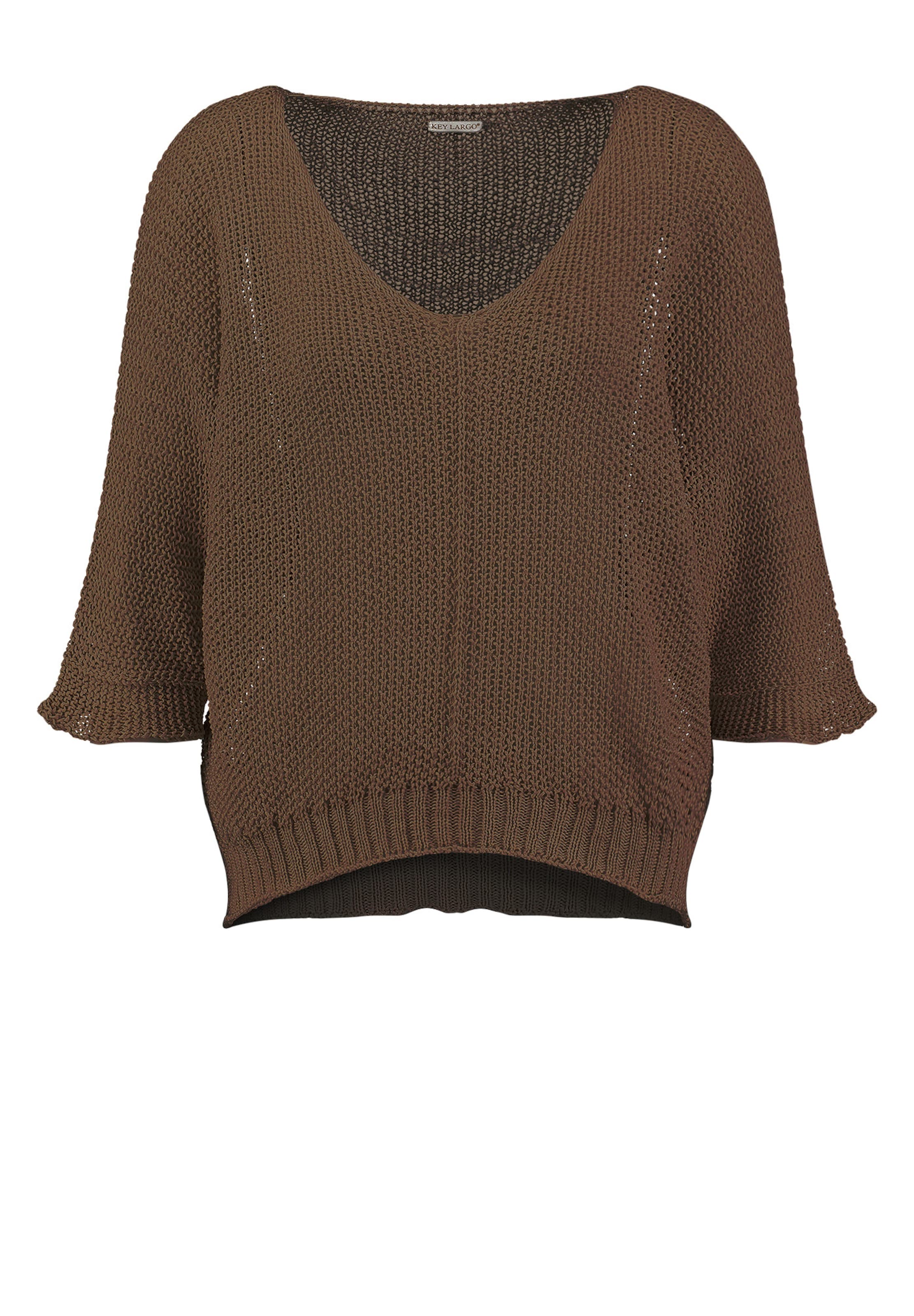 Pullover 'Fresh' di Key Largo in marrone: frontale