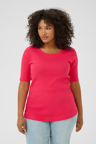 KAFFE CURVE - Camiseta 'KCcarina' en rosa: frente