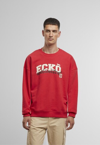 Ecko Unlimited Sweatshirt 'Skyhook' in Rood: voorkant