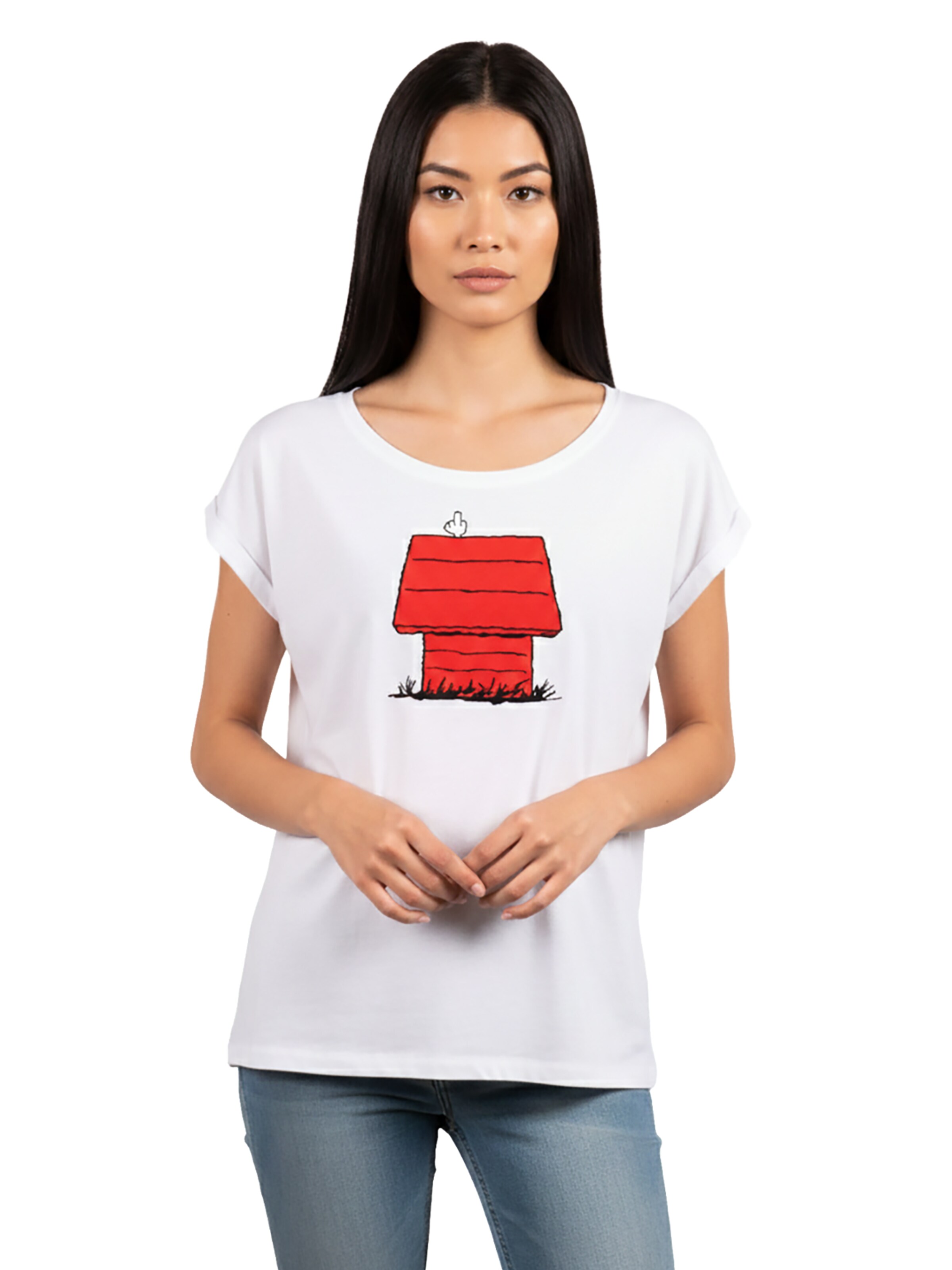MAKAYA Shirt 'Dog House' in White: front
