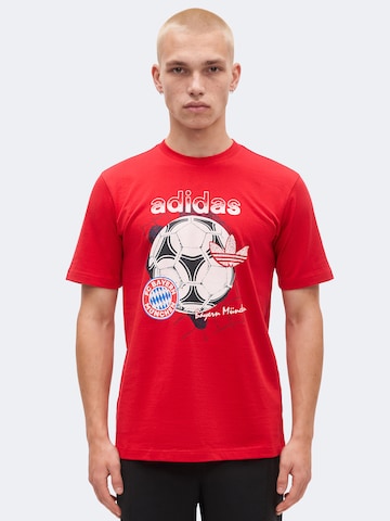 ADIDAS PERFORMANCE Λειτουργικό μπλουζάκι 'FCB OG2' σε κόκκινο: μπροστά