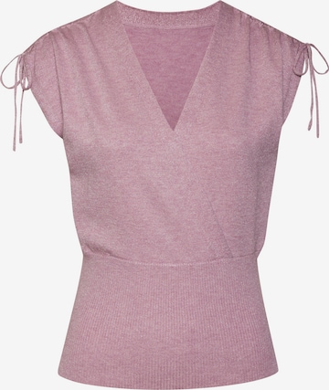 Tops en tricot LASCANA en rose : devant