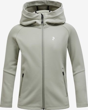 Veste outdoor PEAK PERFORMANCE en vert : devant