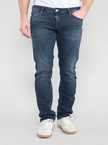 Le Temps Des Cerises Tapered Jeans in Blauw: voorkant