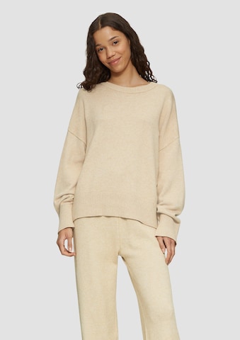 QS Pullover in Beige: Vorderseite