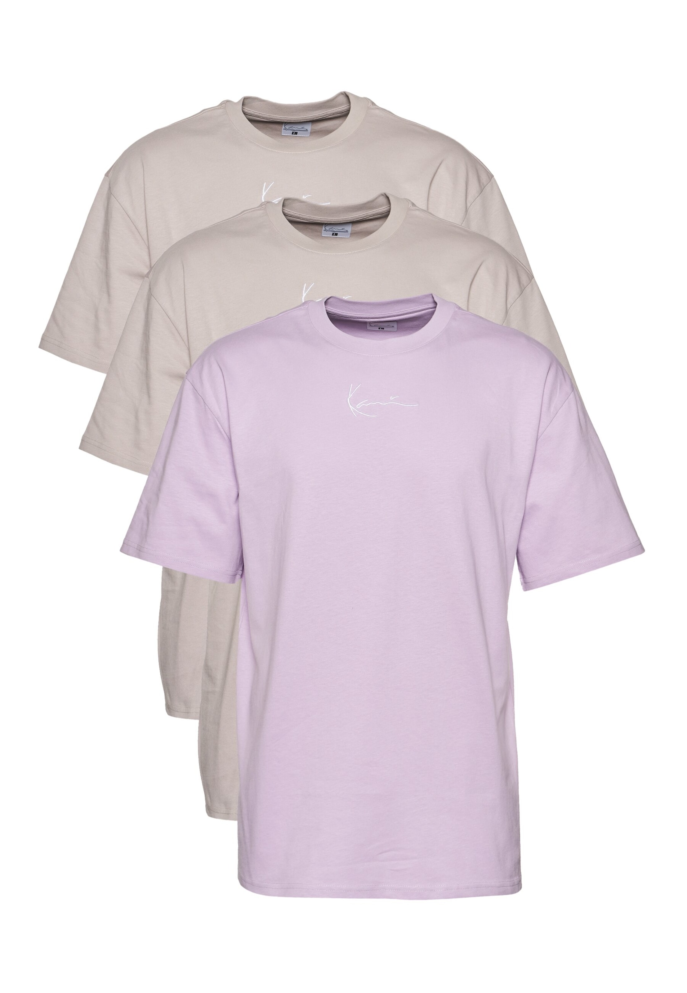 Tricou de la Karl Kani pe bej: față