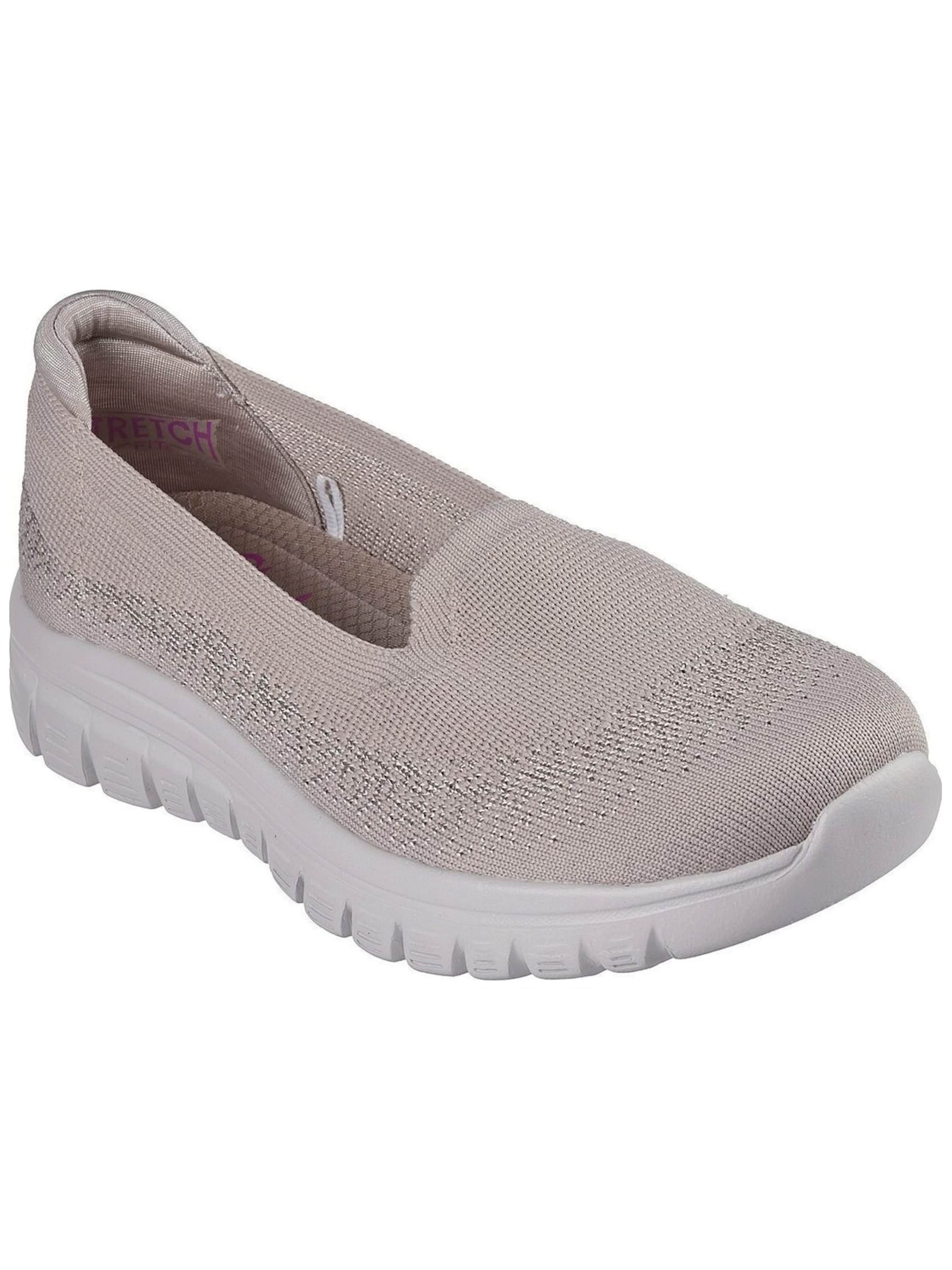 Baskets basses 'Skechers Graceful - View Finder' SKECHERS en beige : devant