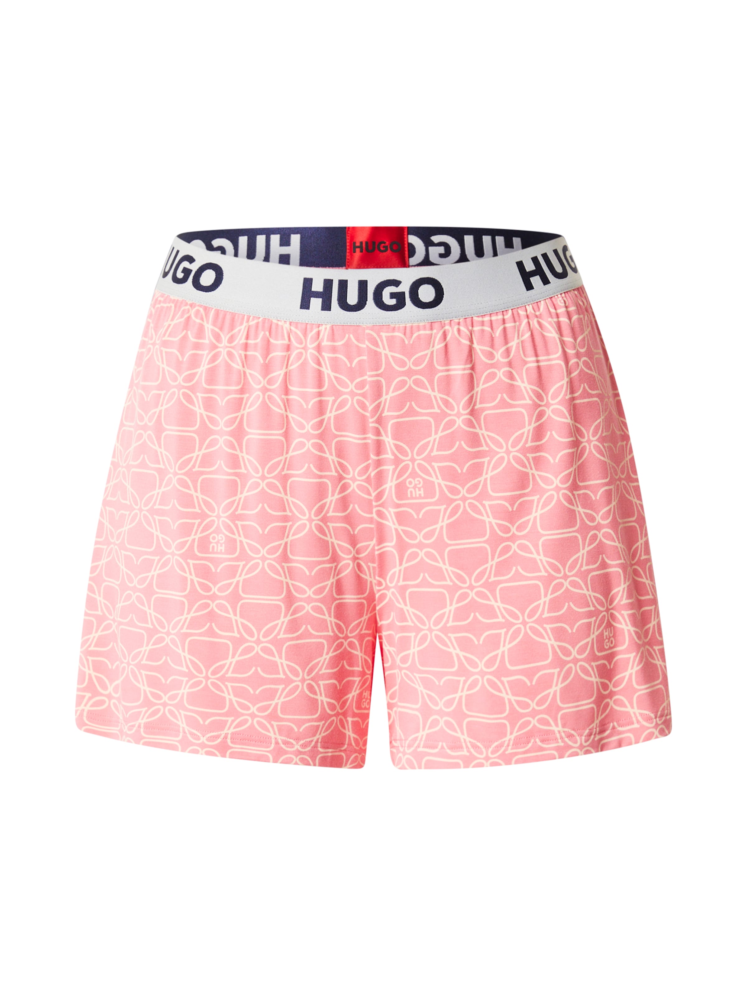 HUGOPidžama hlače 'UNITE' - crvena boja: prednji dio