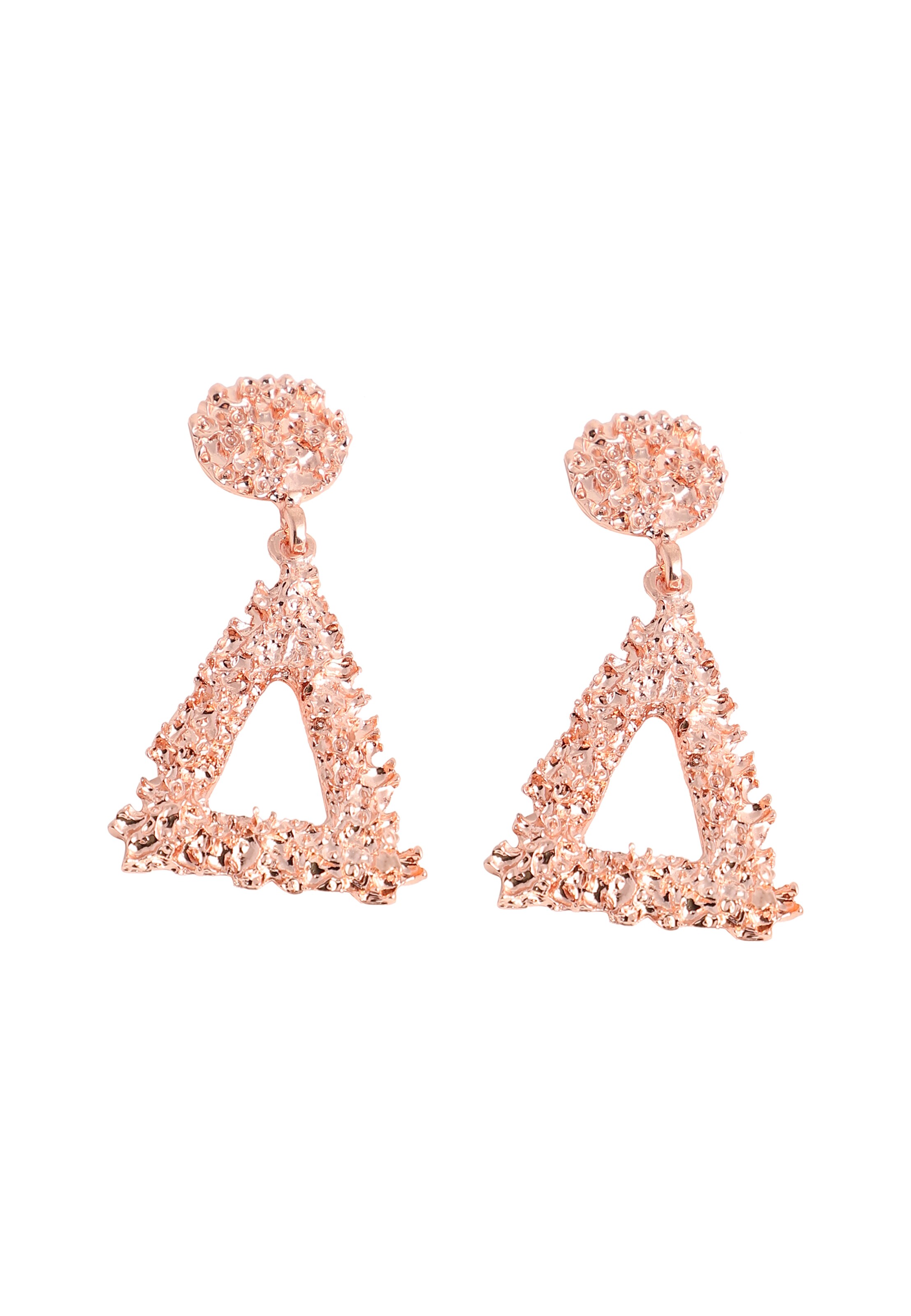 rozā SOHI Auskari ' Dorean ': no priekšpuses