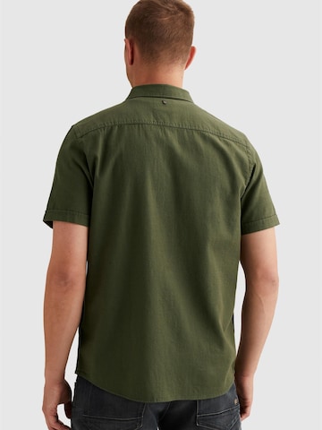 Regular fit Camicia 'Shirt in slub cotton with short sleeves' di PME Legend in verde