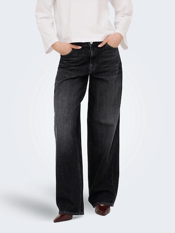 ONLY - Ropa ancha Vaquero 'ONLToledo' en negro: frente