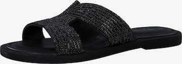 Tamaris Pantolette in Schwarz: Vorderseite