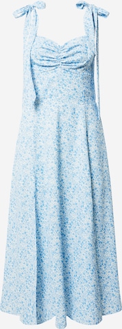 Robe 'Joana' ABOUT YOU x Laura Giurcanu en bleu : devant