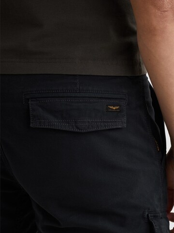 PME Legend Regular Byxa 'Rotor regular fit cargo shorts' i blå