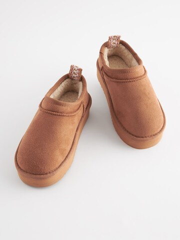 Pantoufle Next en marron