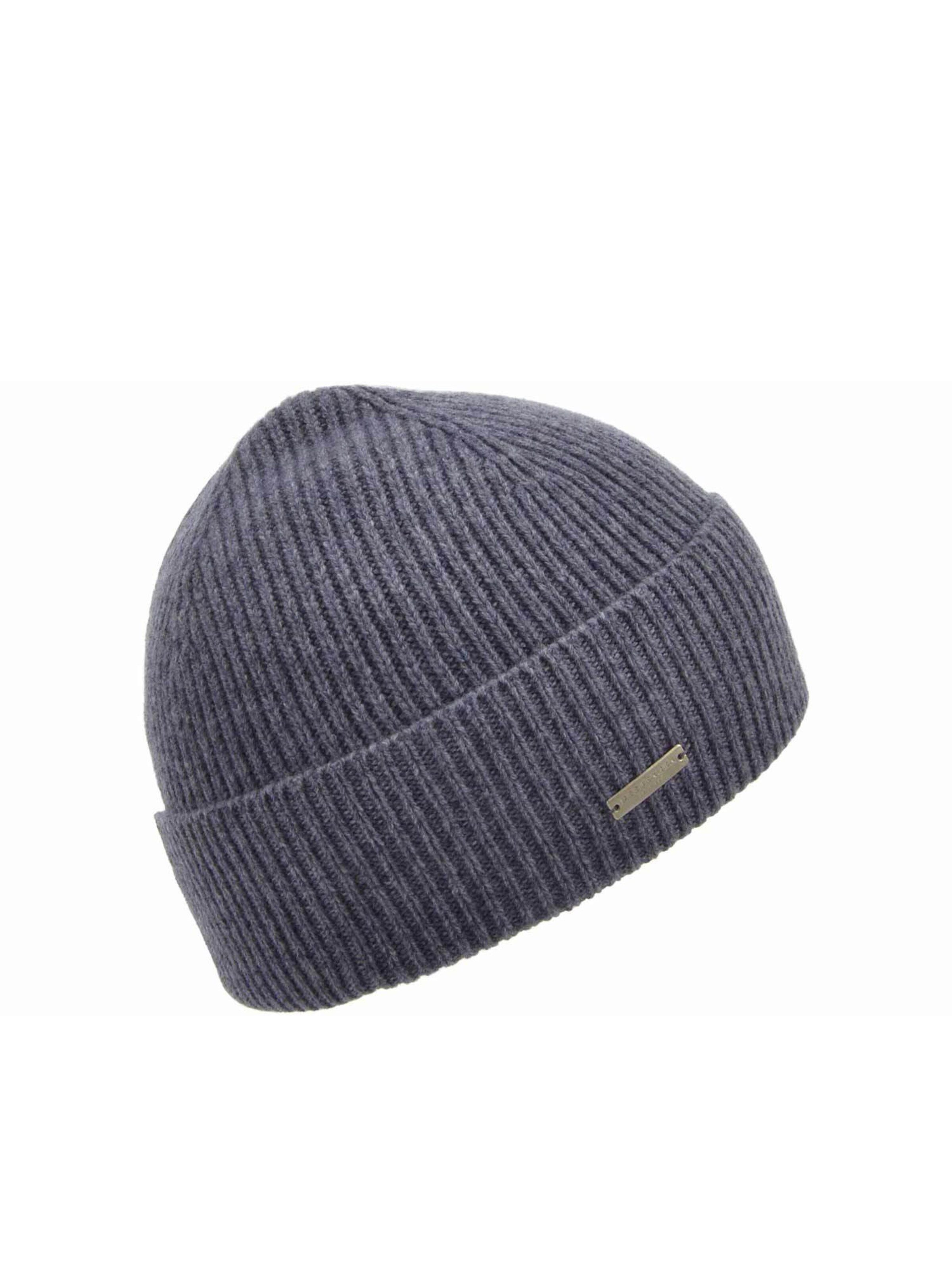 Seeberger Beanie 'Mütze' in Grey: front