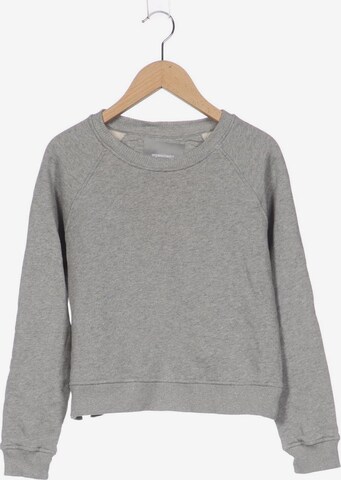 Organic Basics Sweatshirt & Zip-Up Hoodie in XS in Grey: front