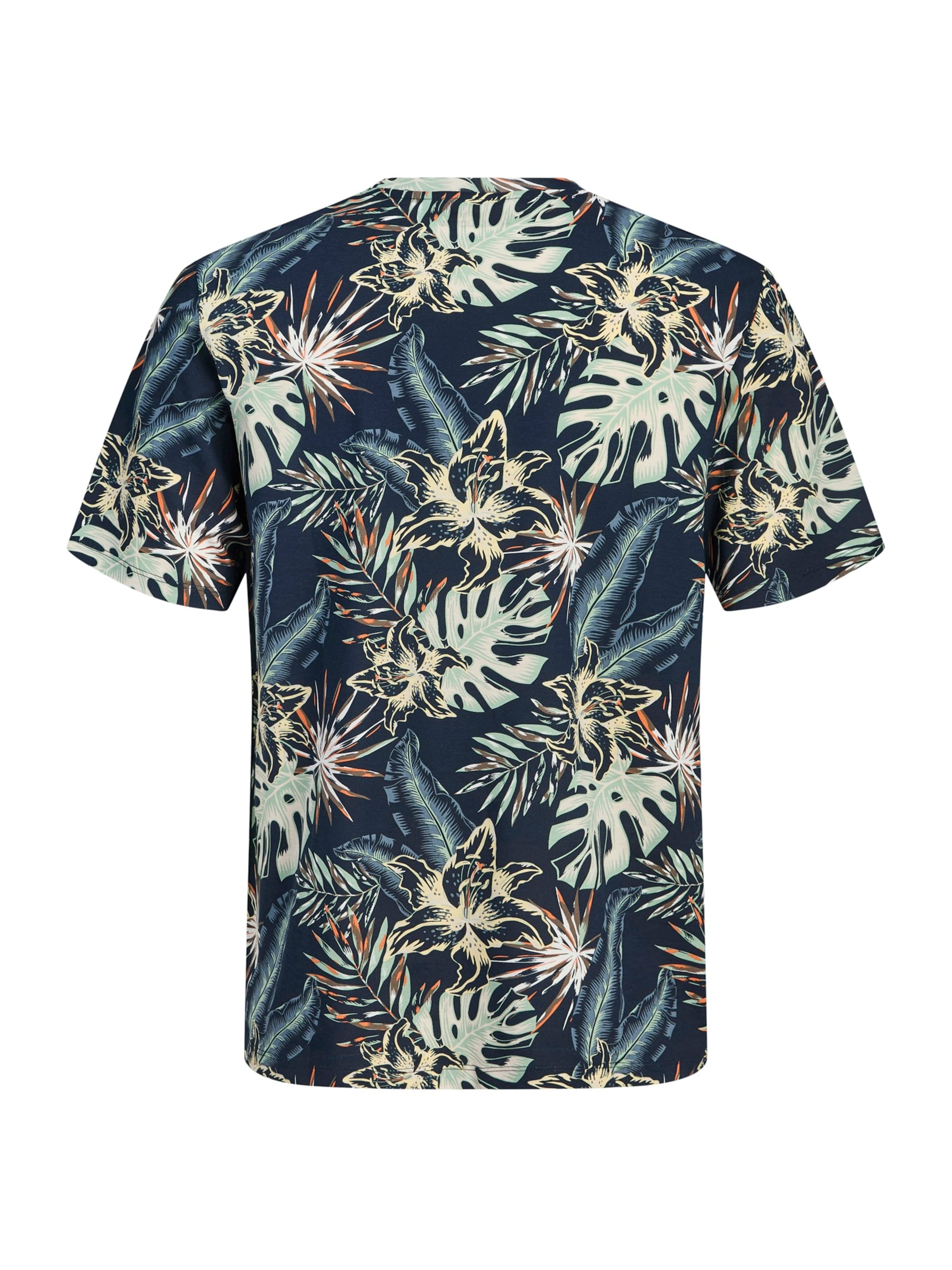 JACK & JONES Bluser & t-shirts 'JJHONOLULU' i blå