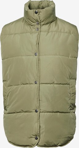 Gilet 'Tee' di PIECES in verde: frontale