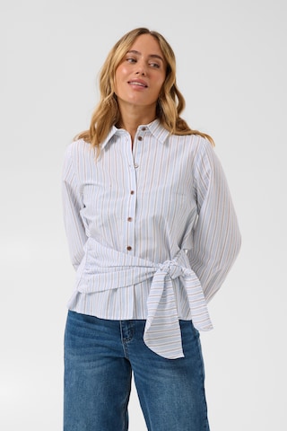 Kaffe Shirt in Blauw: voorkant