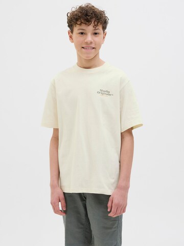 Maglietta 'Paros' di Jack & Jones Junior in bianco
