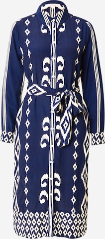 Derhy Платье-рубашка в Синий: спереди