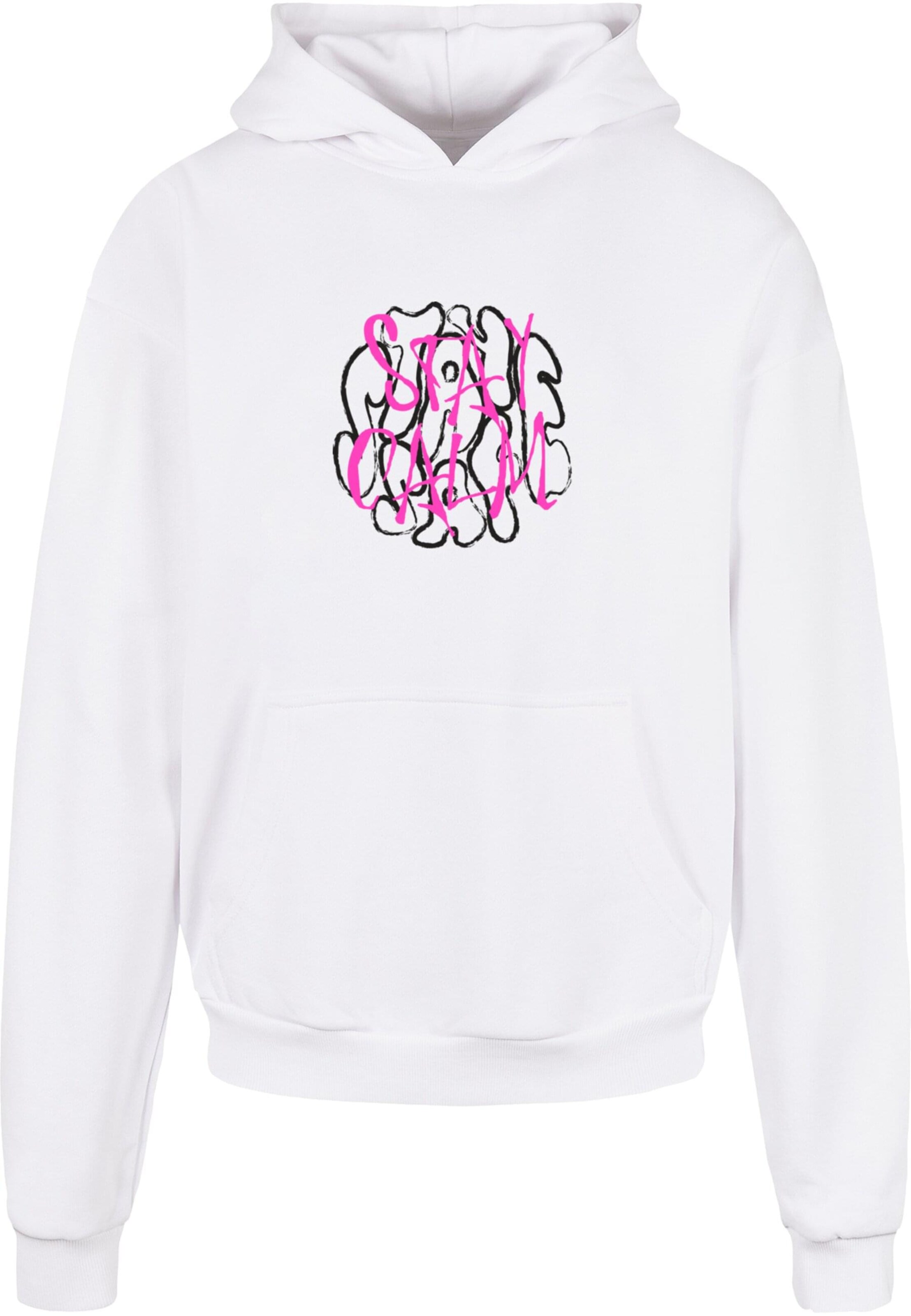 Sweat-shirt 'Stay Safe' Merchcode en blanc : devant