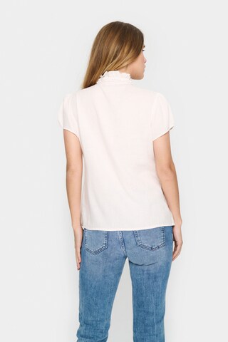 SAINT TROPEZ - Blusa 'Elli' en blanco