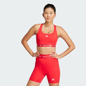 ADIDAS PERFORMANCE Bralette Sports bra in Red: front