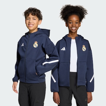 ADIDAS PERFORMANCE Sports jacket 'Real Madrid Anthem' in Blue: front